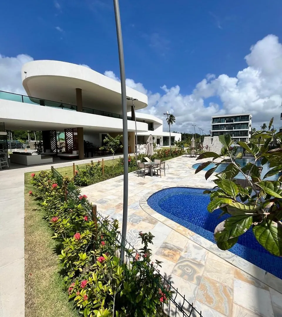 Porto De Galinhas- Flat Terreo Frente Piscinas- Muro Alto-B18 Brezilya