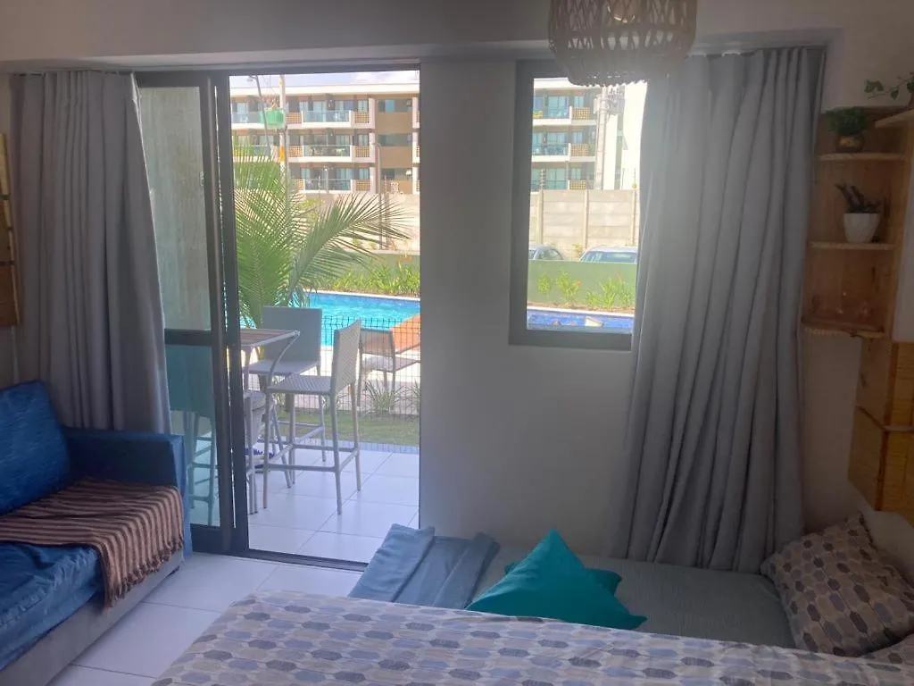 Porto De Galinhas- Flat Terreo Frente Piscinas- Muro Alto-B18